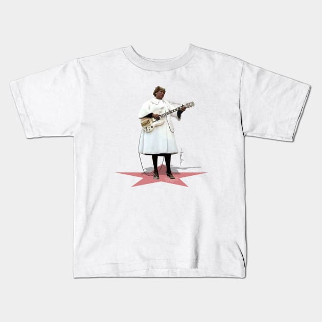 Sister Rosetta Tharpe Kids T-Shirt by Bizarre Bizarre